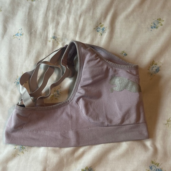 Puma Women's Lavender Sports Bra - Picture 11 of 12